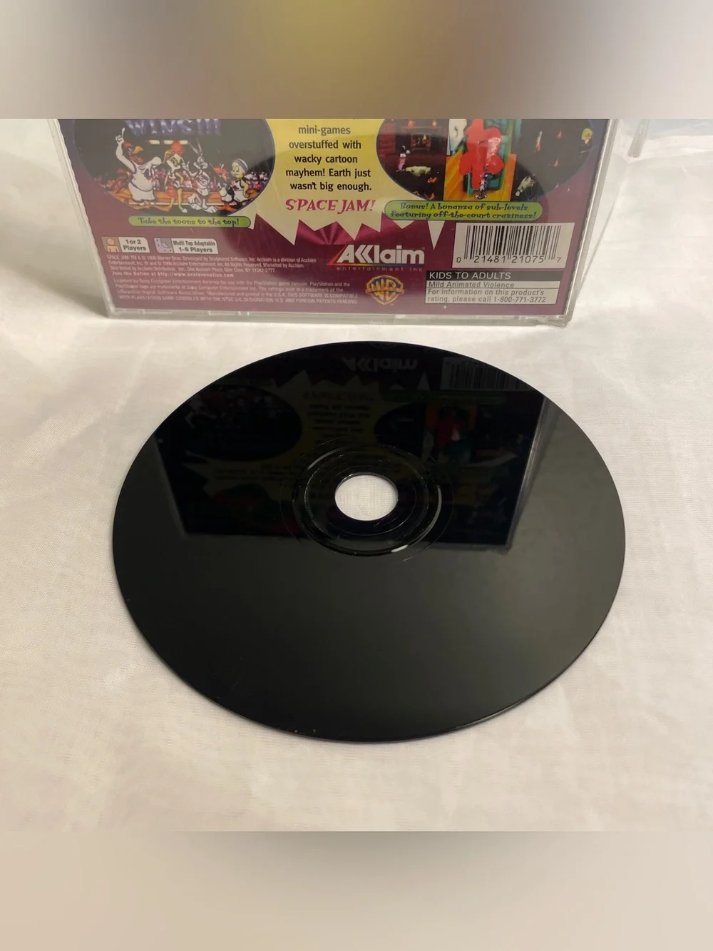 NO MANUAL Space Jam (Sony PlayStation 1, 1997) PS1 Tested & Works VideoGame
